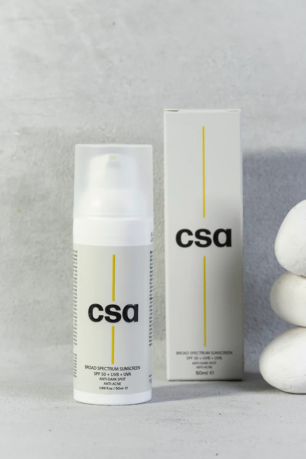 CSA Broad Spectrum Sunscreen SPF 50 + UVB + UVA | Güneş Koruyucu